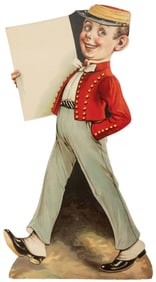 Diecut Chromolithograph Figural Advertising Standee. Circa ...