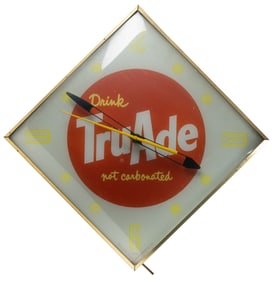Drink TruAde Illuminated Clock. Pam Clock Co., Inc., TAC-63...