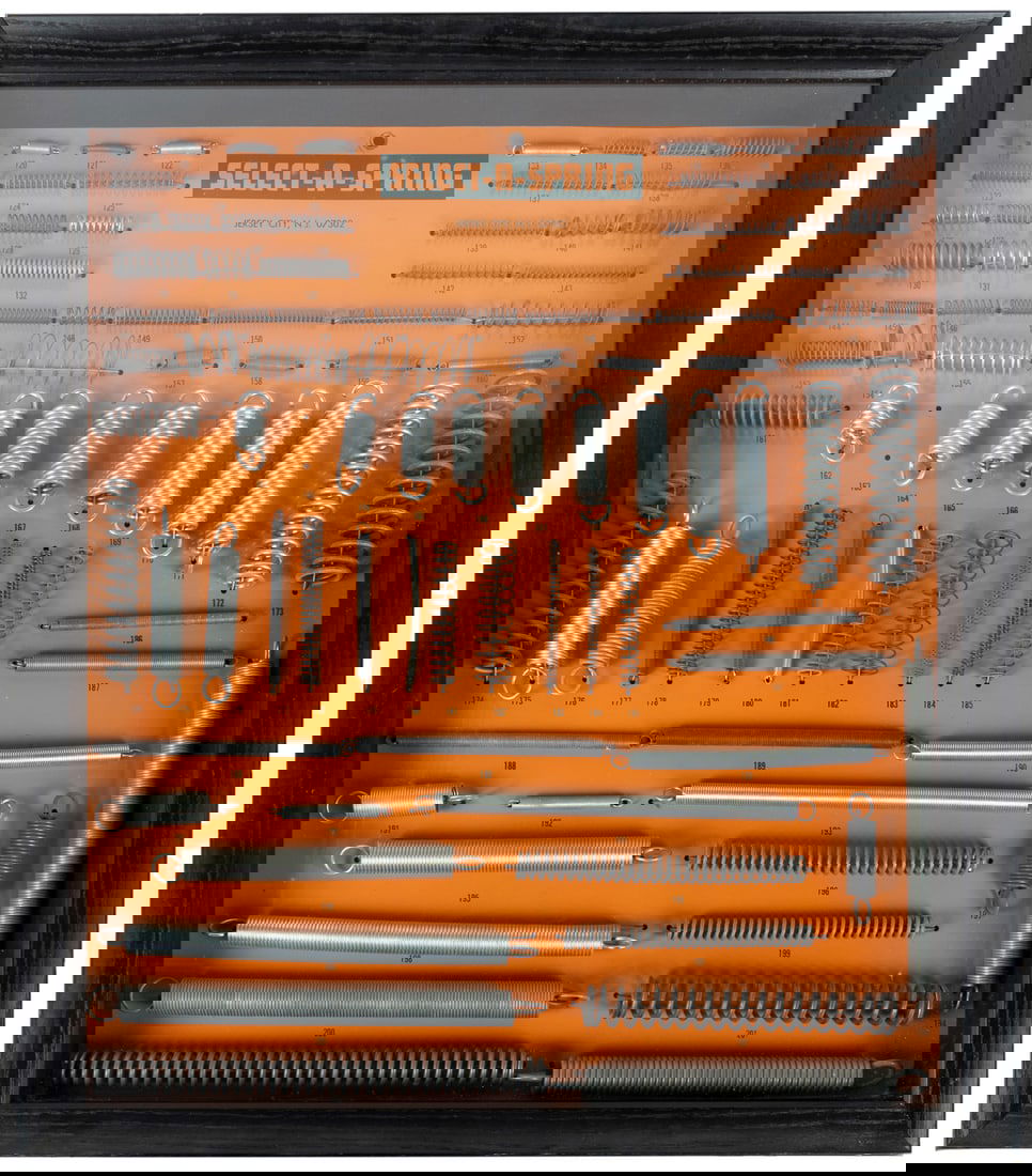 Select-A-Spring Hardware Store Display. Orange cardstock di... (1 of 1)