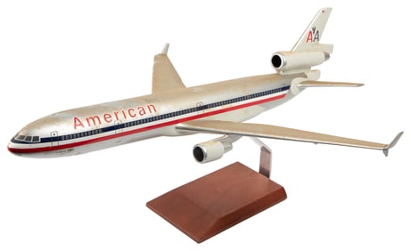 American Airlines MD11 Luxury Liner Model. Desktop model on...