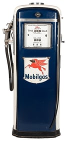 Mobilgas Gilbarco Computing Gas Pump. [Springfield, MA: Gil...