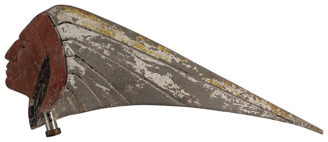 Indian Motorcycle Double-Sided Painted Aluminum Dealership ...