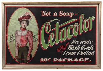 Cetacolor / Not a Soap Banner Poster. Dayton, OH: The Acme ...