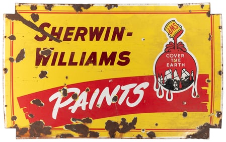 Sherwin Williams Paints Cover the Earth. Large Single-Sided...