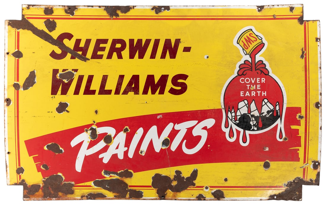 Sherwin Williams Paints Cover the Earth. Large Single-Sided... (1 of 1)