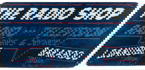 “The Radio Shop / Radio … Television Sales & Service / J. D...