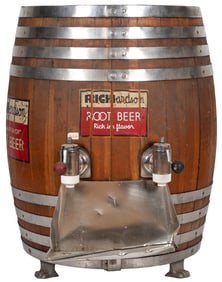 Richardson “Real Rich Flavor” Root Beer Dispenser Barrel wi...
