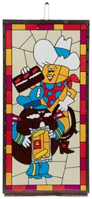 Hostess “Twinkie the Kid” and “Captain Cupcake” Stained Gla...