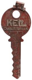 Keil Keys Hanging Trade Sign. [Charlestown, NH: Keil Keys, ...