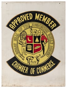 [WISCONSIN DELLS]. “Approved Member / Chamber of Commerce” ...