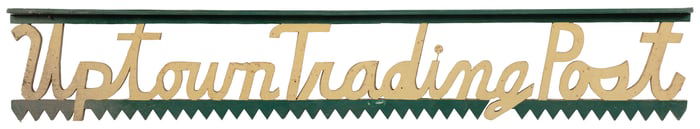 [WISCONSIN DELLS]. Hand-Cut and Hand-Painted Large Wooden S...