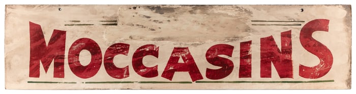 [WISCONSIN DELLS]. “Moccasins” Gift Shop or Trading Post Pa...