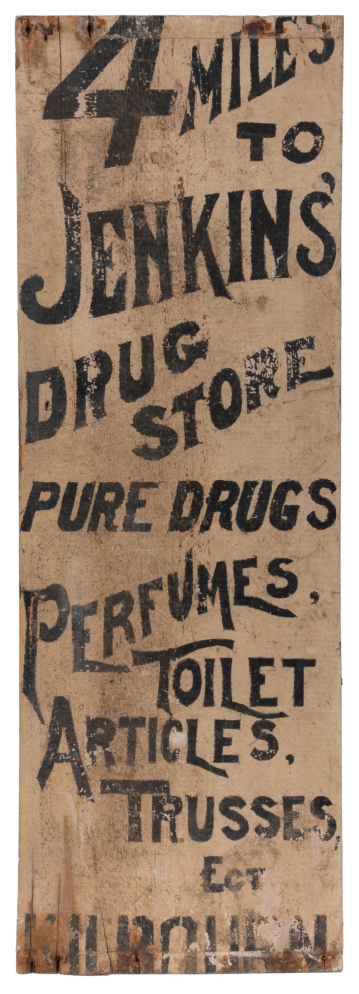 [WISCONSIN DELLS / KILBOURN CITY]. Hand-Painted Double-Side... (1 of 2)