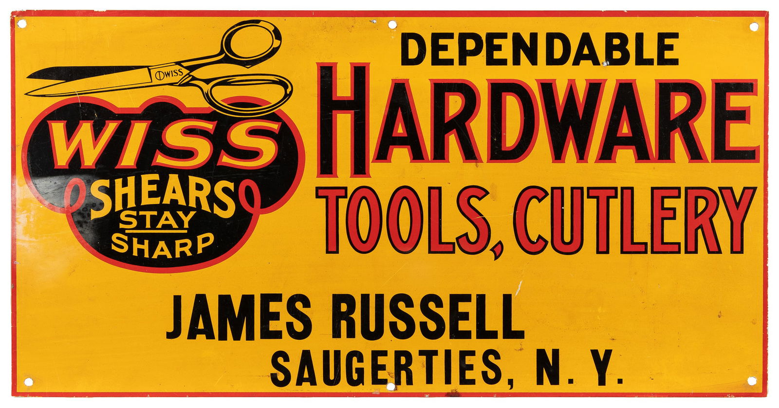 “Wiss Shears Stay Sharp / Dependable Hardware Tools, Cutler... (1 of 1)