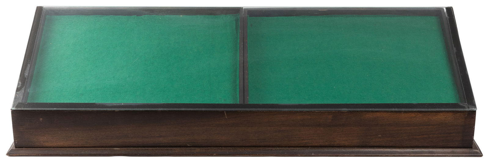 Display Case with Angled Glass Top and Pull-out Trays. [Ca.... (1 of 4)