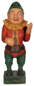 Punch Cigar Store Trade Figure. 20th century.