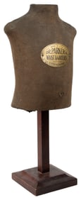[MANNEQUIN FORM]. “Dr. Parker’s Waist & Garters” Countertop...