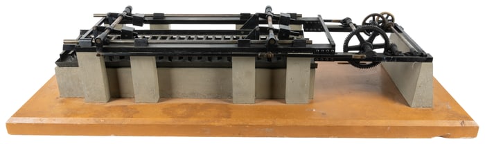 Lowden Ore Dryer Salesman’s Sample Model. Brass, metal, and...