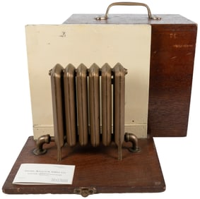 [SALESMAN’S CATALOG AND TRADE SCULPTURE]. Pacific Radiator ...