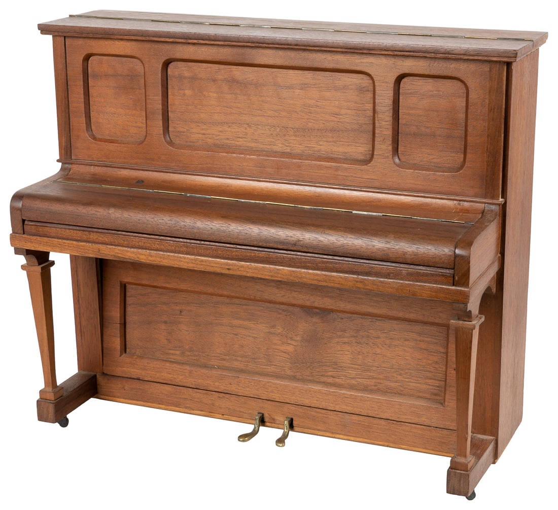 [SALESMAN’S SAMPLE]. John Broadwood & Sons Miniature Uprigh... (1 of 2)