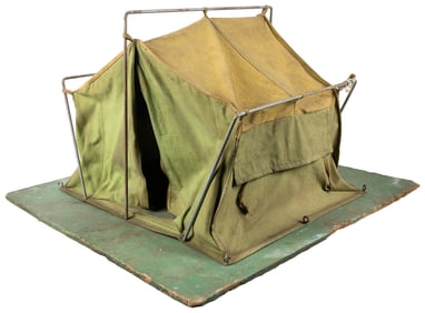 [SALESMAN’S SAMPLES]. Pair of Outdoor-Themed Salesman’s Sam...