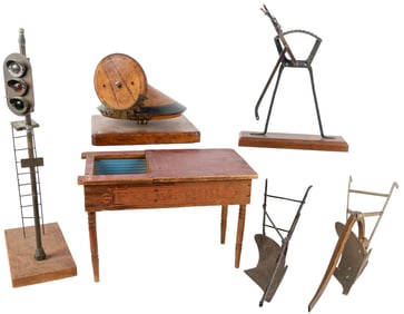 Group of 5 Salesman’s Samples or Displays. [V.p., ca. 19th ...