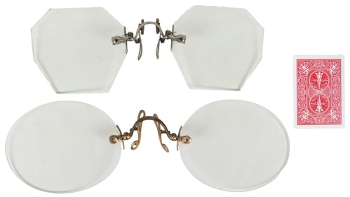 Two Pairs of Oversized Salesman’s Sample Store Display Eyeg...