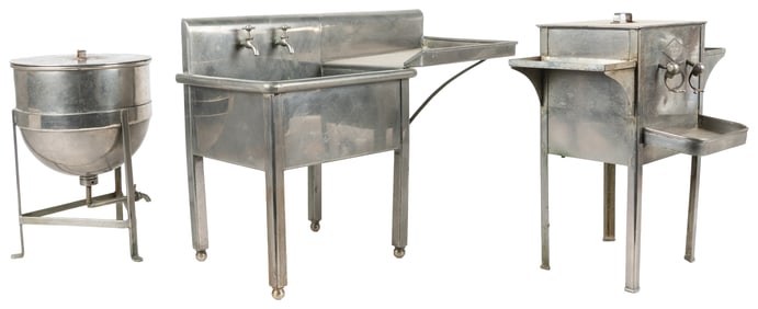 Industrial or Commercial Kitchen Stainless Steel Salesman’s...