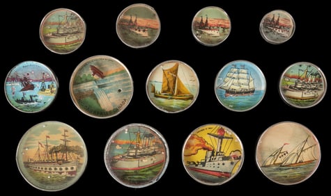 Group of 13 Dexterity Puzzles / Ships, Boats, Sailing. Grou...