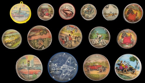 Group of 16 Dexterity Puzzles / Airplanes, Trains, Automobi...