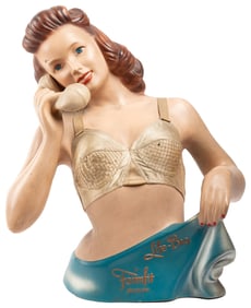 Life-Bra / Formfit Creation. Molded rubber counter-top figu...