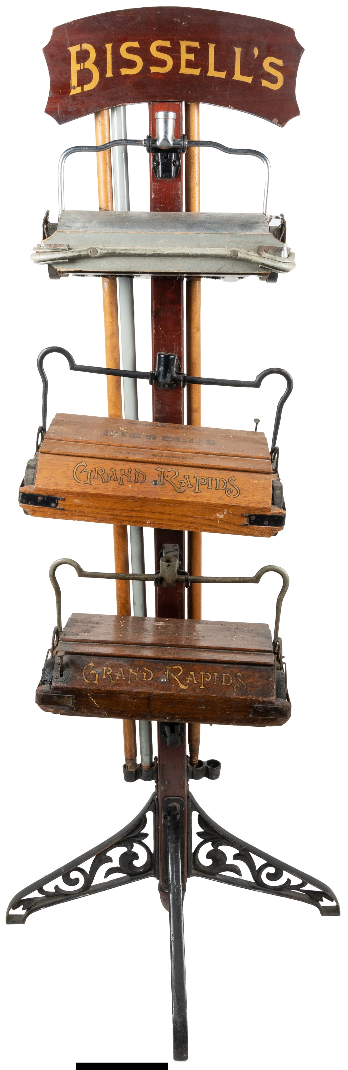 Vintage Bissell’s Carpet Sweeper Standing Display with 3 Vi... (1 of 2)