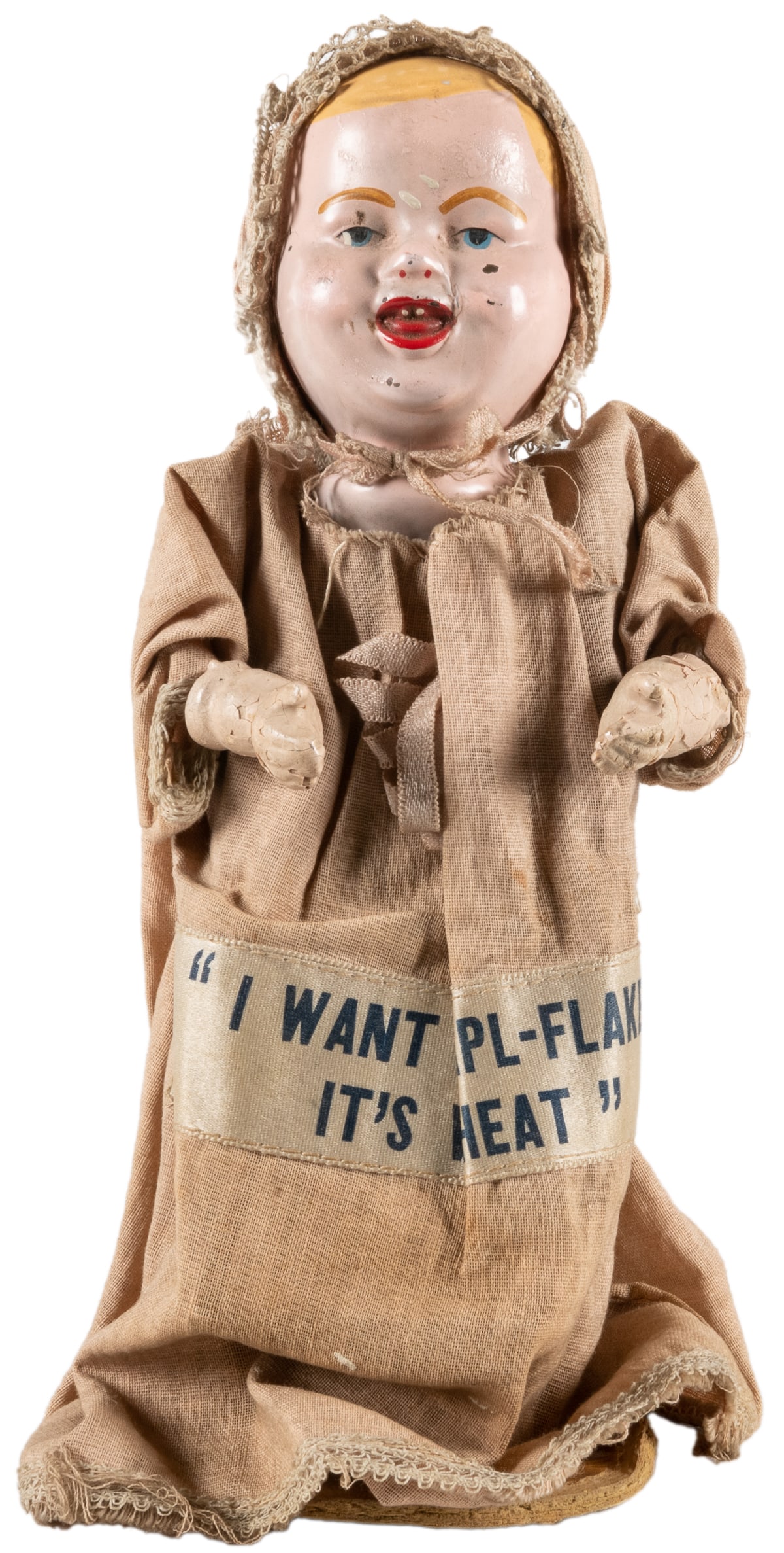 Mapl-Flake Squeaker Doll Countertop Store Figure. Circa 191... (1 of 3)
