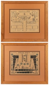 Pair of “Petites Constructions” Airplane Prints. France: Pe...