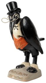 Old Crow Kentucky Whiskey Large Trade Statue. [New York, NY...