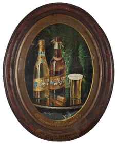 Schlitz Beer Lithographed Tin Sign, “The Beer That Made Mil...