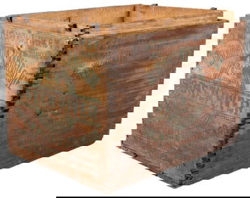 Pair of Pre-Prohibition Whiskey Crates including: “Chicken ...