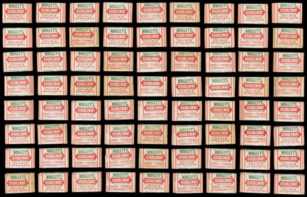 Wrigley’s Doublemint Gum. Large Lot of Sealed Packs. Chicag...