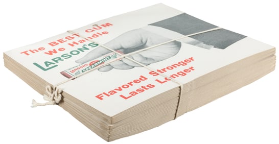 Larson’s “The Best Gum We Handle” Lot of 25 Display Standee...