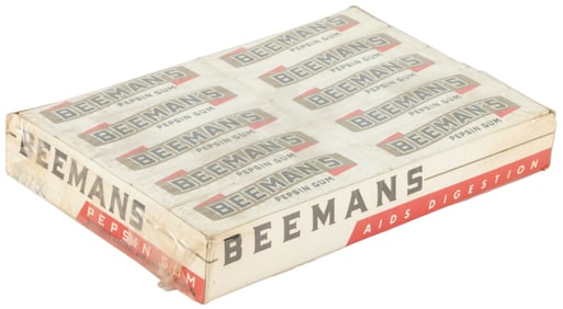 Beeman’s Pepsin Gum. Full Box. New York: American Chicle Co...