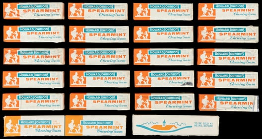 Lot of Howard Johnson’s Spearmint and Peppermint Gum. Quinc...