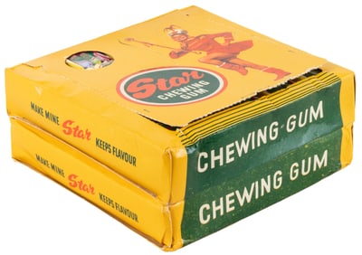 Star Chewing Gum. Two boxes. Birkerod: Werner Hansen & Co.,...