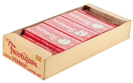 Frostigum Spearmint Chewing Gum in Original Box. Chicago: T...