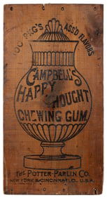Campbell’s Happy Thought Chewing Gum Sign. New York & Cinci...