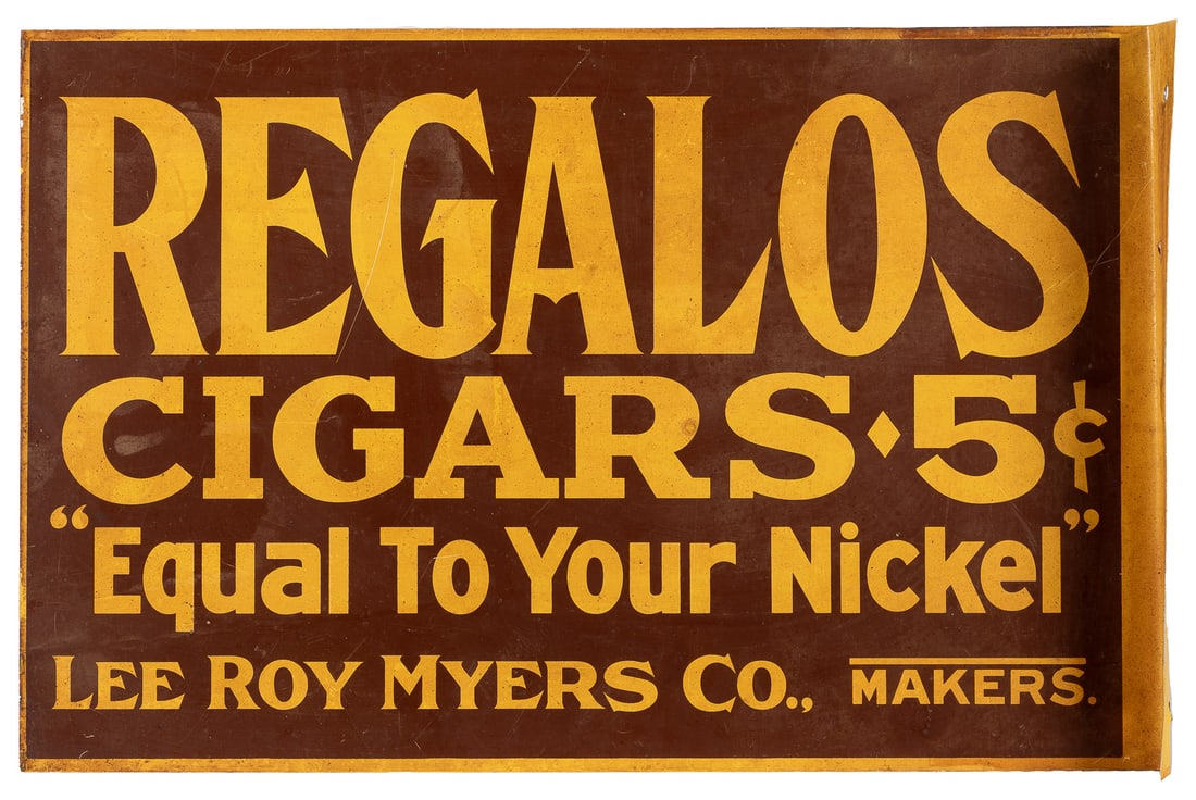 Regalos Cigars 5 Cent “Equal to Your Nickel” Double-Sided F... (1 of 1)