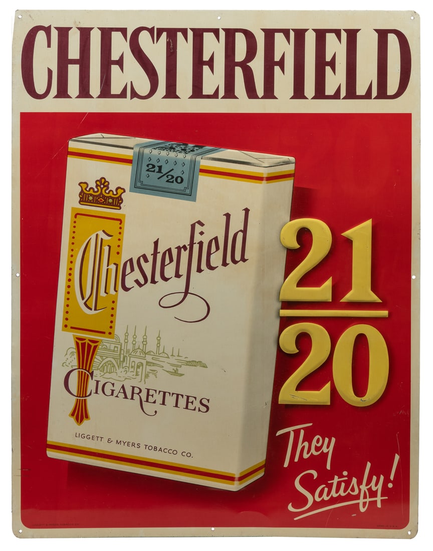 Group of 5 Tobacco-Themed Dimensional Items or Signs. [V.p.... (1 of 4)