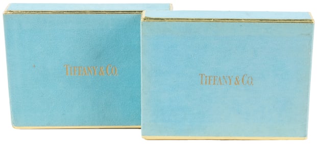 [TIFFANY & CO.]. Pair of Double-Deck Playing Card Sets. New...