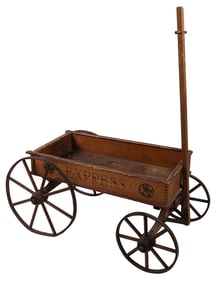 Express Wooden Pull Wagon. Brattleboro: S.A. Smith Mfg. Co....
