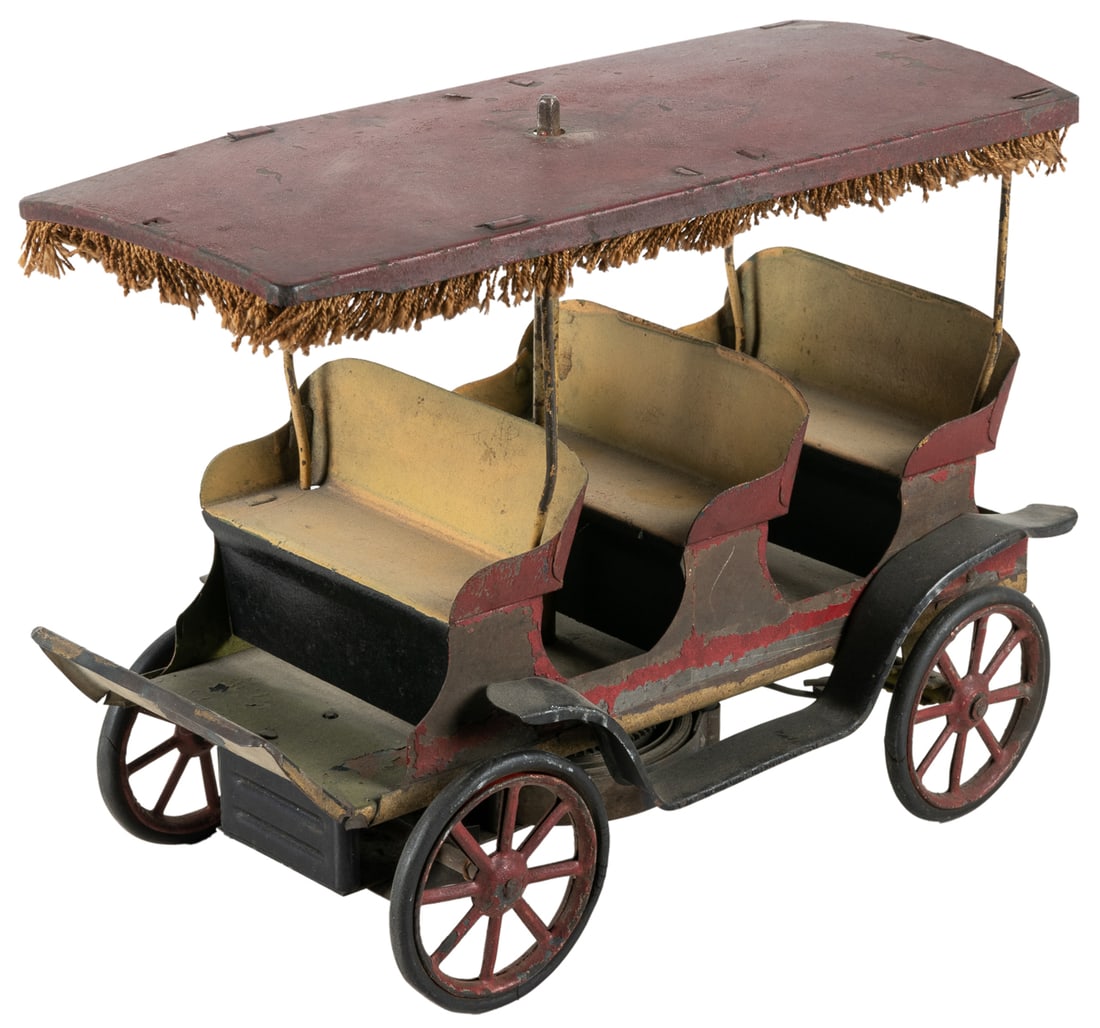 Early Wind-Up Trolley Toy. Circa 19th/early 20th century. W... (1 of 2)