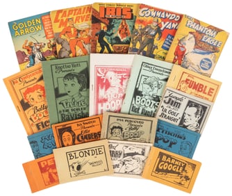 [TIJUANA BIBLES]. Group of 51 “Eight-Pager” Sex Comics. Cir...